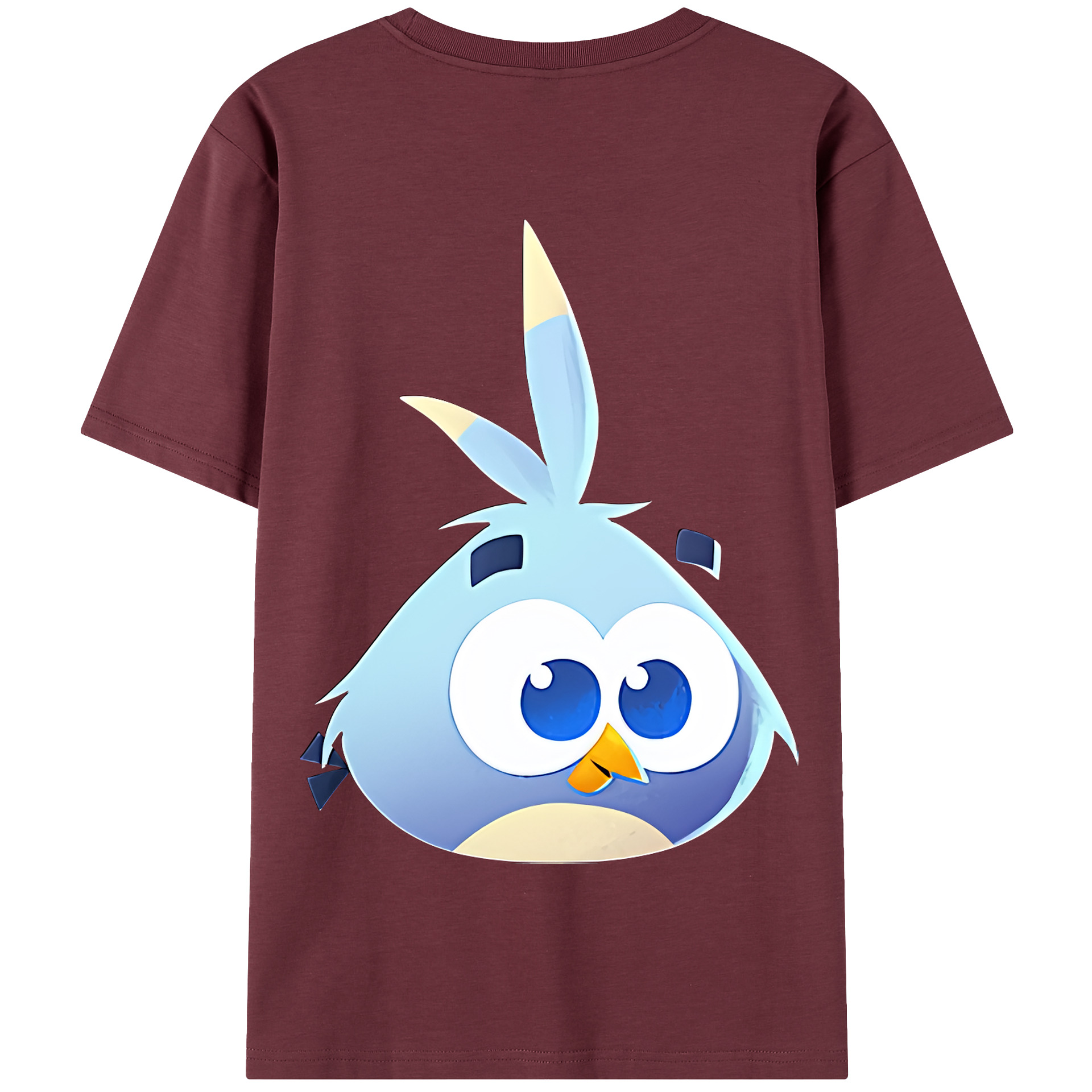 （画像用） Angry Birds アングリーバード 綿100％半袖Tシャツ（背面プリント）